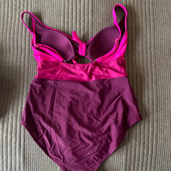Boden Pink and Purple Swimsuit - Picture 4 of 4